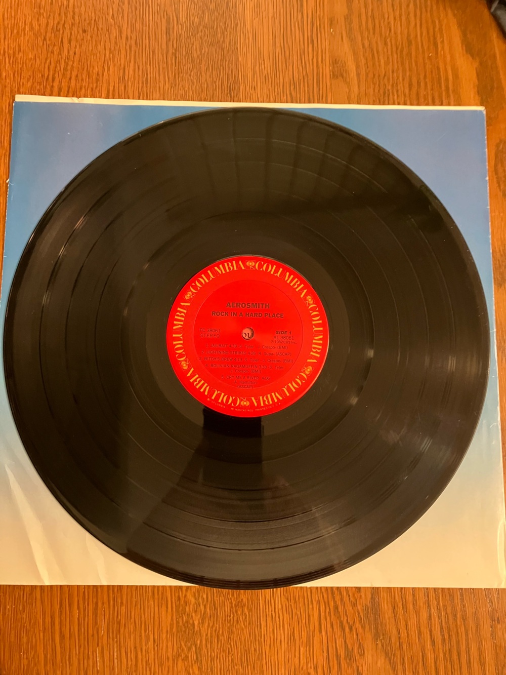 Vintage 1982 Aerosmith “Rock In A Hard Place” #FC 38061 Columbia First Pressing - Picture 4 of 9
